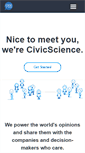Mobile Screenshot of civicscience.com
