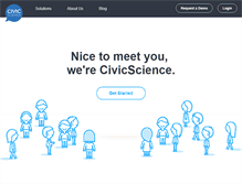 Tablet Screenshot of civicscience.com
